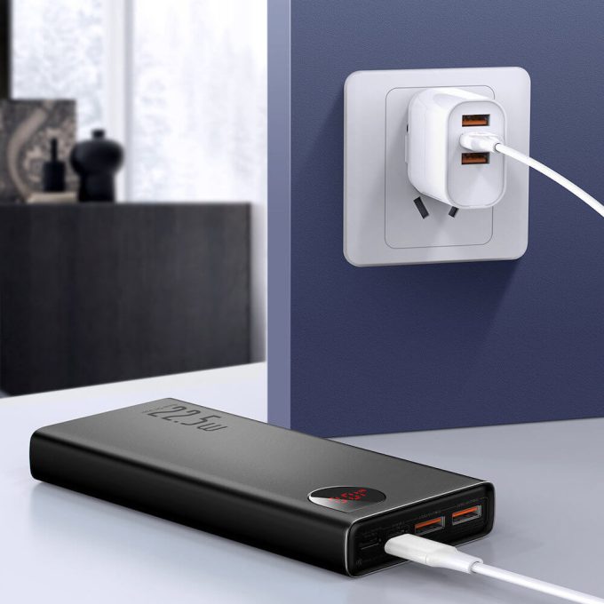 Външна батерия Baseus Adaman Metal, 20000mAh, 22.5W (PPAD070101) - Image 6