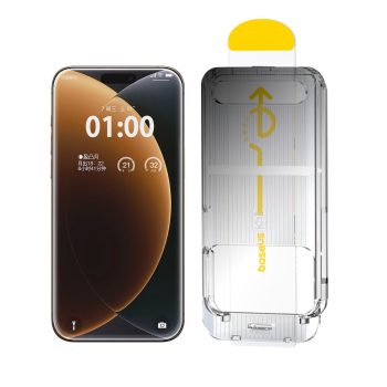 Стъклен протектор Baseus Full-View PRIVACY за Apple iPhone 17, Easy-fix (P0049700)