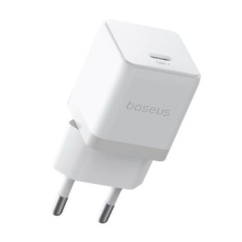 Зарядно устройство 220V Baseus Palm fast, 20W, USB-C + кабел Type-C към Lightning (E0116400)